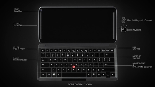 翻盖设计物理键盘，首款骁龙835处理器 Win10 PC正式发布