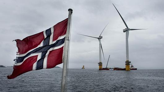 挪威最大风电场下周开始发电，谷歌预计9月初获得首批风电