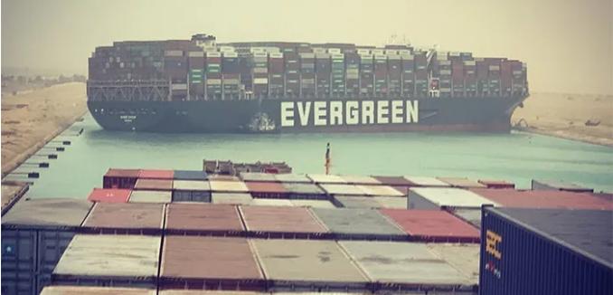台湾长荣海运22万吨超大“长赐”轮切断世界航运大动脉