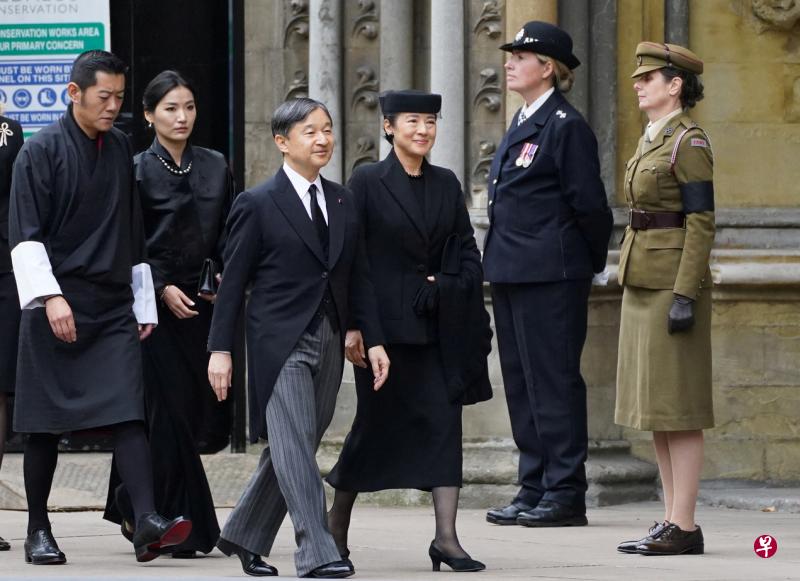 伊丽莎白与三代日皇交情深厚德仁出席英女王国葬仪式