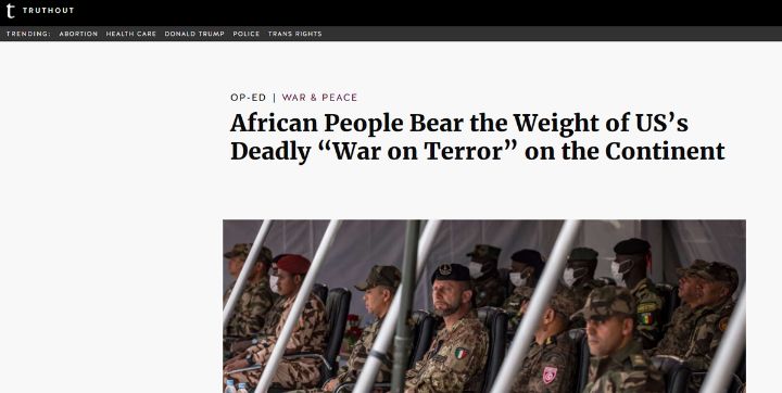 美国反恐战争致非洲大陆恐怖活动翻倍非洲人民承受重压