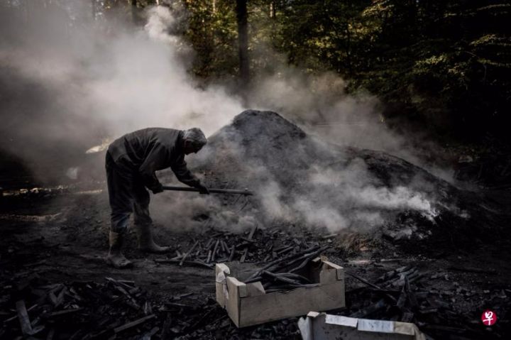 天然气短缺又昂贵不少欧洲家庭忧虑得靠柴火木屑过冬