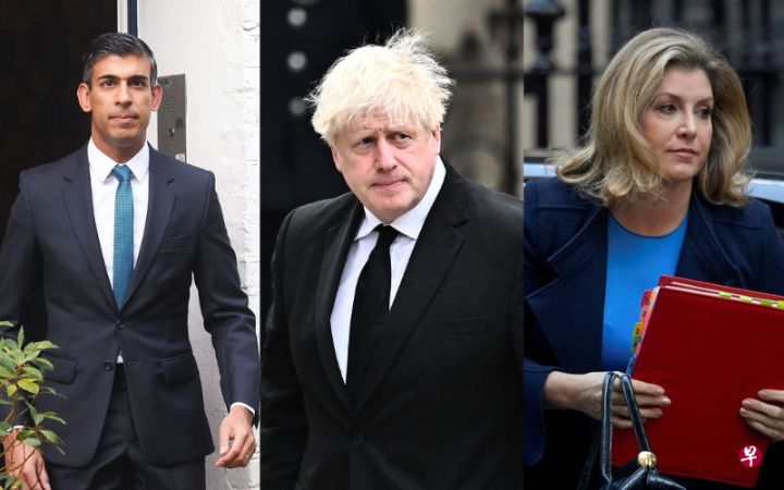 英国新首相角逐战前财长苏纳克大热约翰逊紧随其后