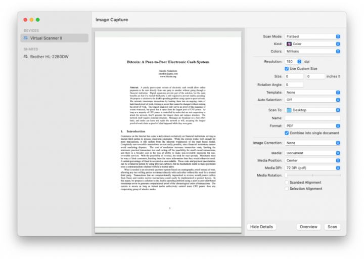 苹果在 2018 年以来的每个版本 macOS 中都内置了比特币白皮书