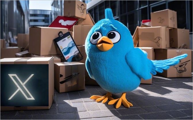 以后再无小蓝鸟，马斯克宣布Twitter网址由twitter.com迁移到X.com临时XLogo将启用