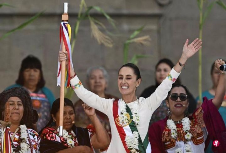 墨西哥首位女总统辛鲍姆宣誓就职，承诺确保人民福祉并确保国家仍是国际投资安全目的地 ...