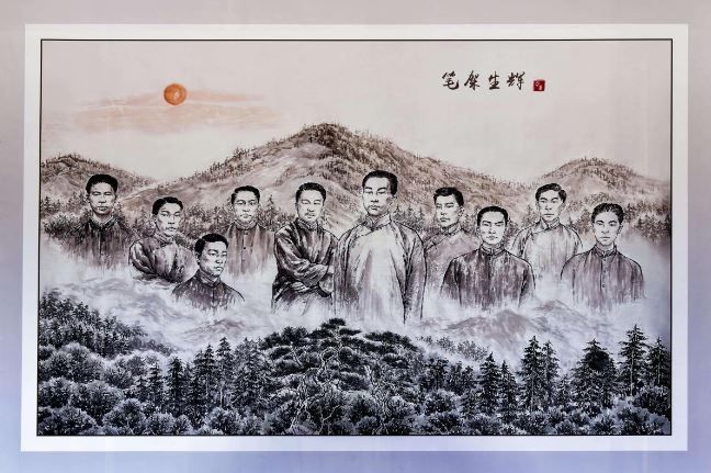汤家汇笔架山农校宣传画----《笔架生辉》