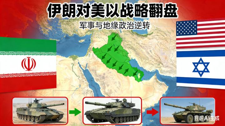 忍了一个多月伊朗重大翻盘机会终于来了，美国则恰恰相反现在特朗普已经开始骑虎难下了 ...