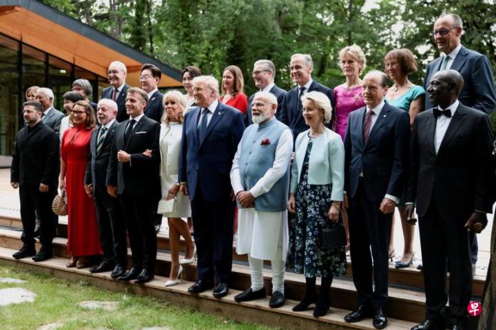 G7领导人欢迎美伊达成协议，团结一致支持乌克兰包括维护领土完整并同意加大制裁俄罗斯 ... ...